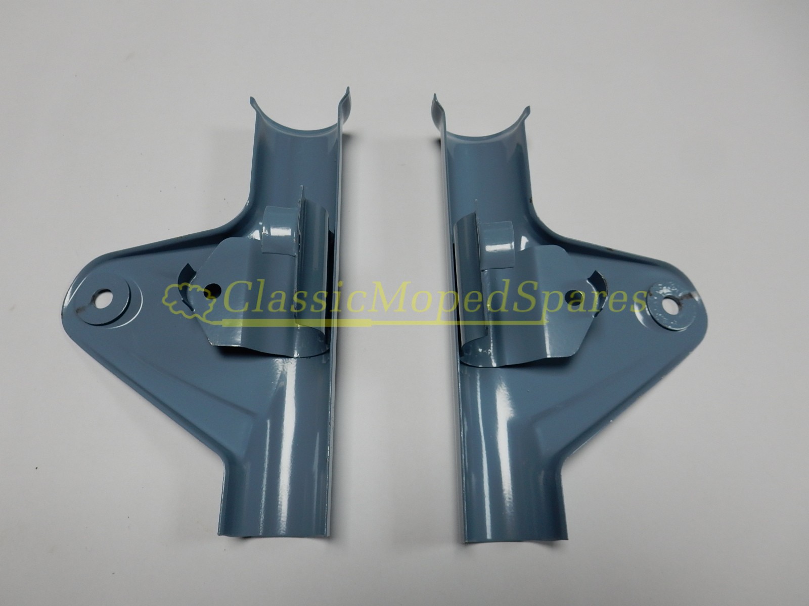 Mobylette MBK 88/881 Support Brackets for Headlight in Blue (PAIR) - Image 2