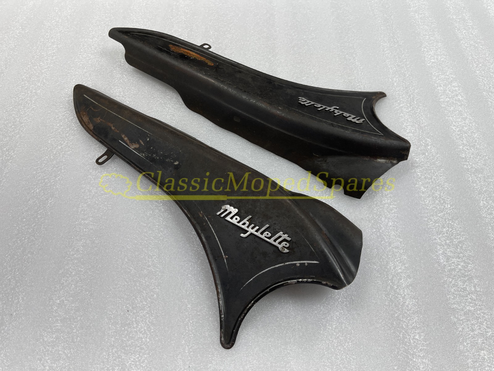 1950's Rare Original Mobylette AV3 Chain and Engine Side Panels Covers Guards - Image 3