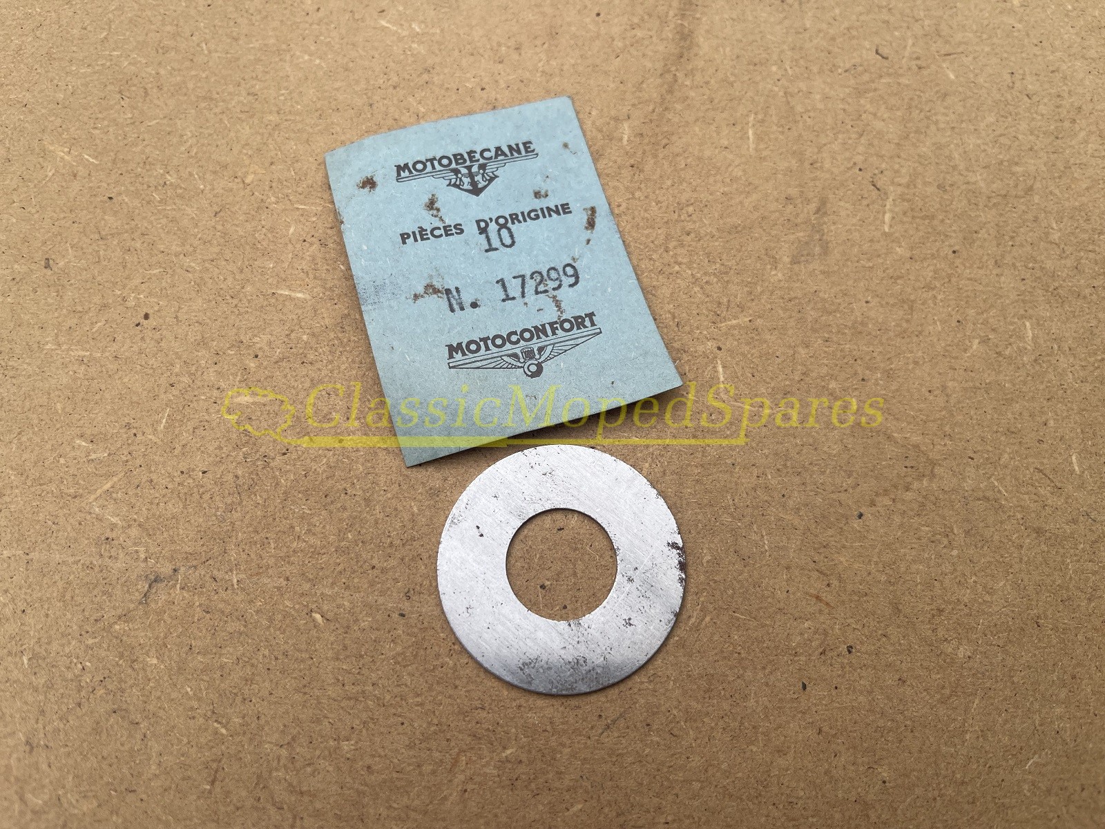Mobylette Axle Washer Part Number 17299
