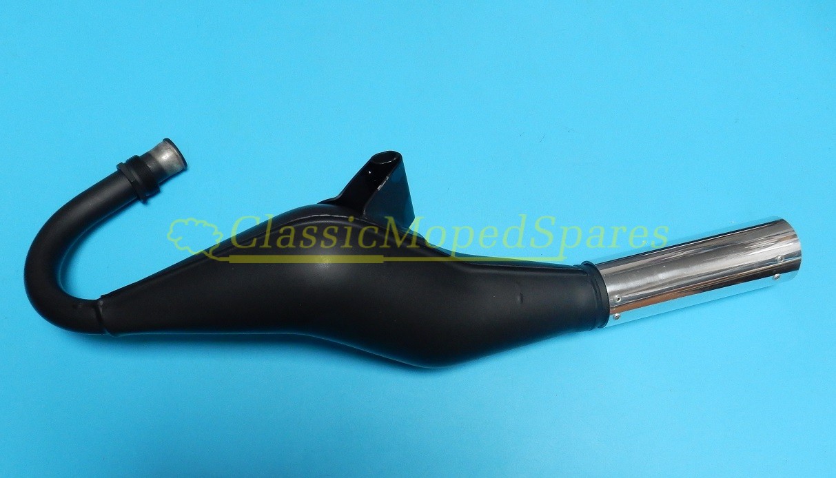 Mobylette, Motobecane, Motoconfort, 41, 51 Magnum Cobra Type Exhaust Silencer (BLACK) - Image 2